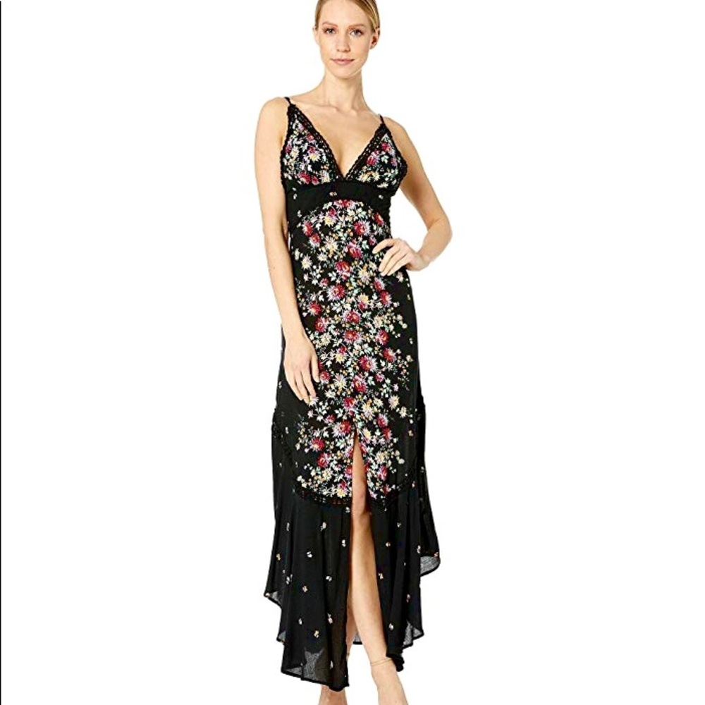 NWT Free People Paradise Printed Maxi Slip